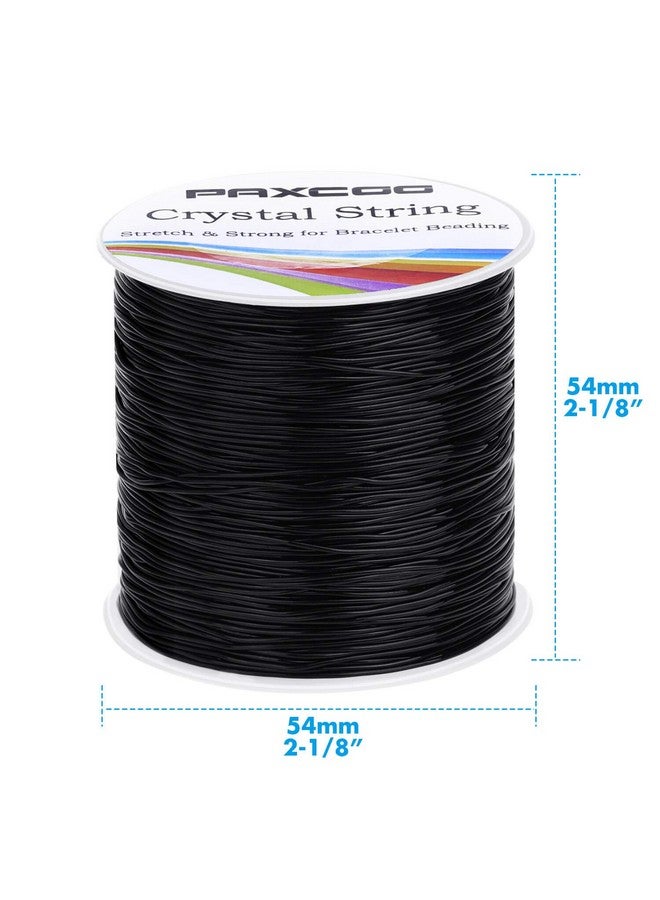 PAXCOO Stretchy String For Bracelets 0.8Mm Black Elastic String Bracelet Cord Jewelry Bead Thread For Bracelets Necklaces Beading And Jewelry Making - Image 2