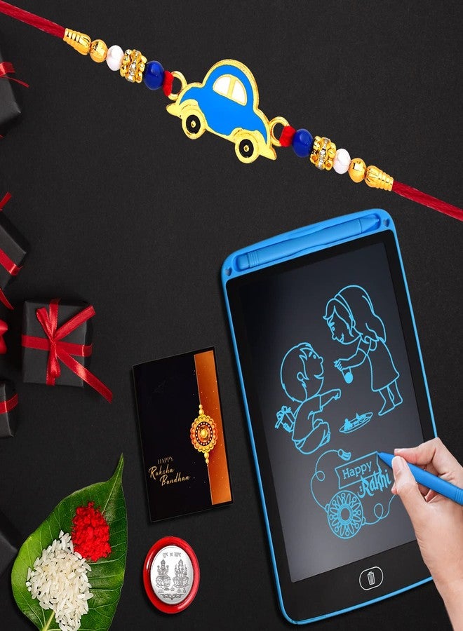 DeoDap Rakhi for Brother Set of 1 with Effete LCD Writing Pad/Tablet (K1_328_1360) - Image 1