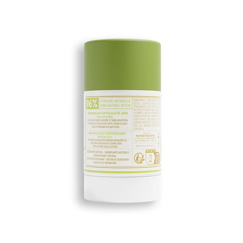 Panier Des Sens  Deodorant for sensitive skin - Relaxing Verbena 50g  | Best Price UAE