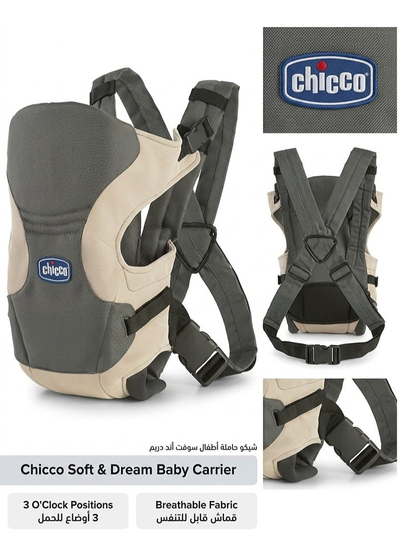 Chicco Baby Carrier Ergonomic Adjustable Infant Carrier Breathable Fabric Comfortable & Safe for Newborns - Image 2
