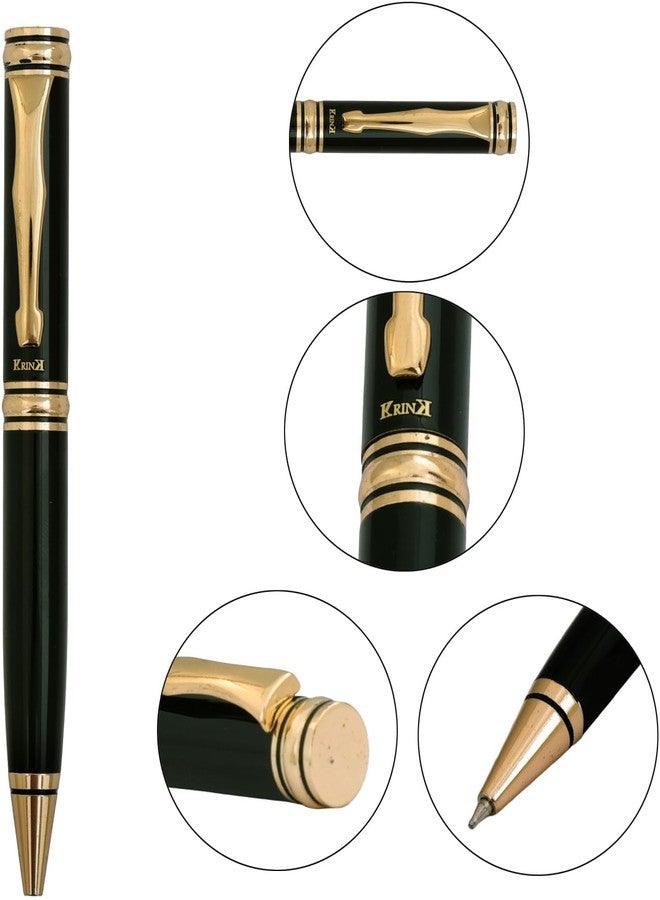 Krink B254 Black Combination. Fitted with Germany Made Refill Ball Pen Metallic Ball Pen, Black and Gold - Image 4