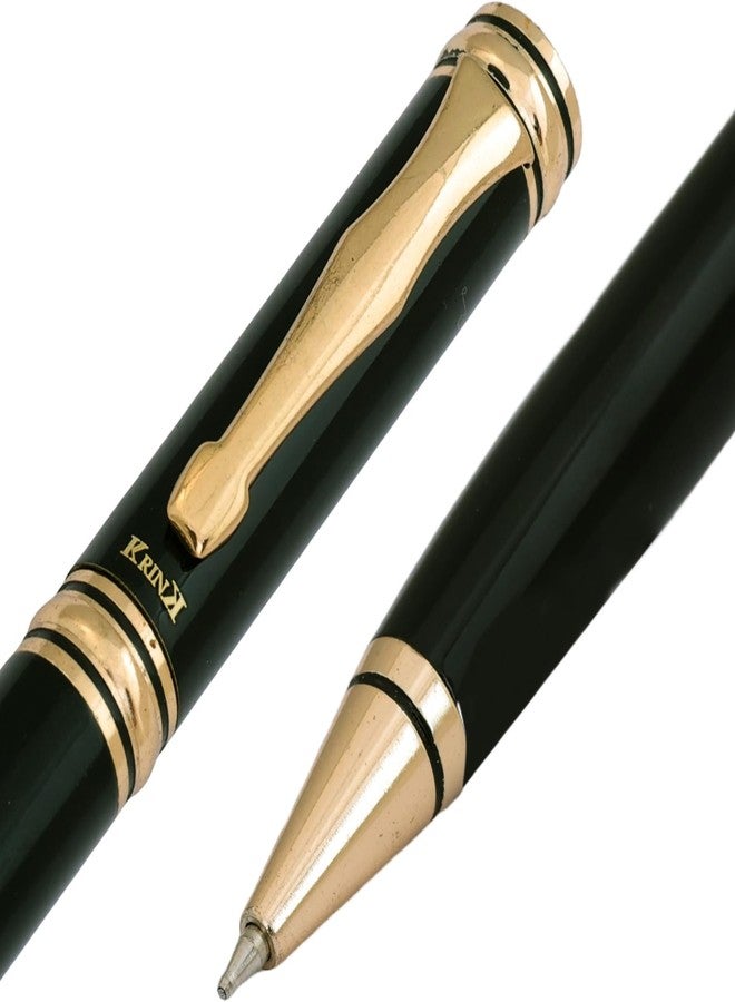 Krink B254 Black Combination. Fitted with Germany Made Refill Ball Pen Metallic Ball Pen, Black and Gold - Image 3