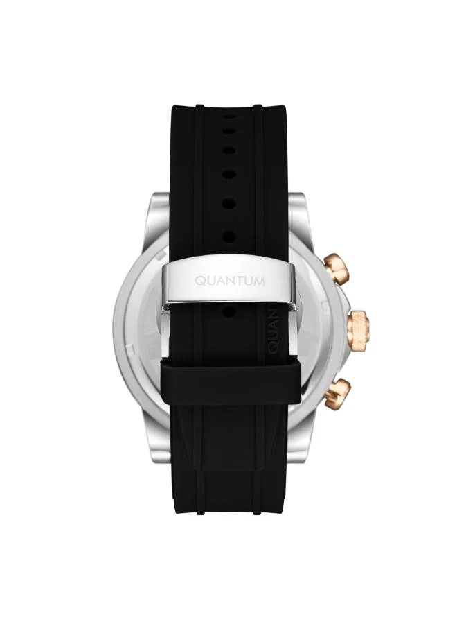 Quantum Men's Silicone Chronograph Watch PWG1126.561 - 45 mm