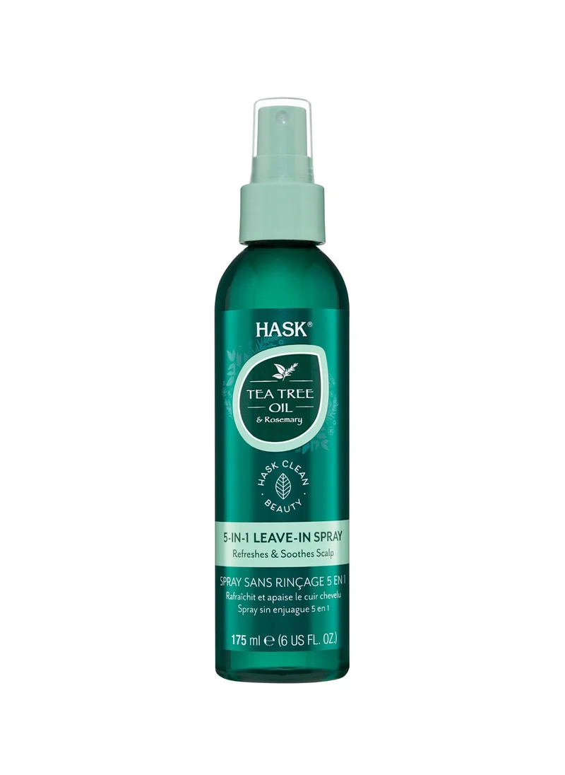 هاسك Hask Tea Tree Oil & Rosemary  5 in 1  Leave-In Spray 175ml