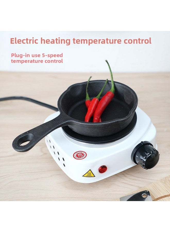 Children's Mini Kitchen Real Cooking Stove Electric Stove Indoor Cooking Stove Cooking Stove Kitchenette Manufacturers-Color:Electric Furnace Single Furnace +304 Pot +304 Shovel - Image 3