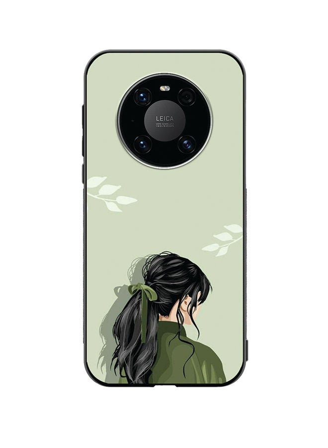 Protective Case Cover For Huawei Mate 40 A Girl Design Multicolour
