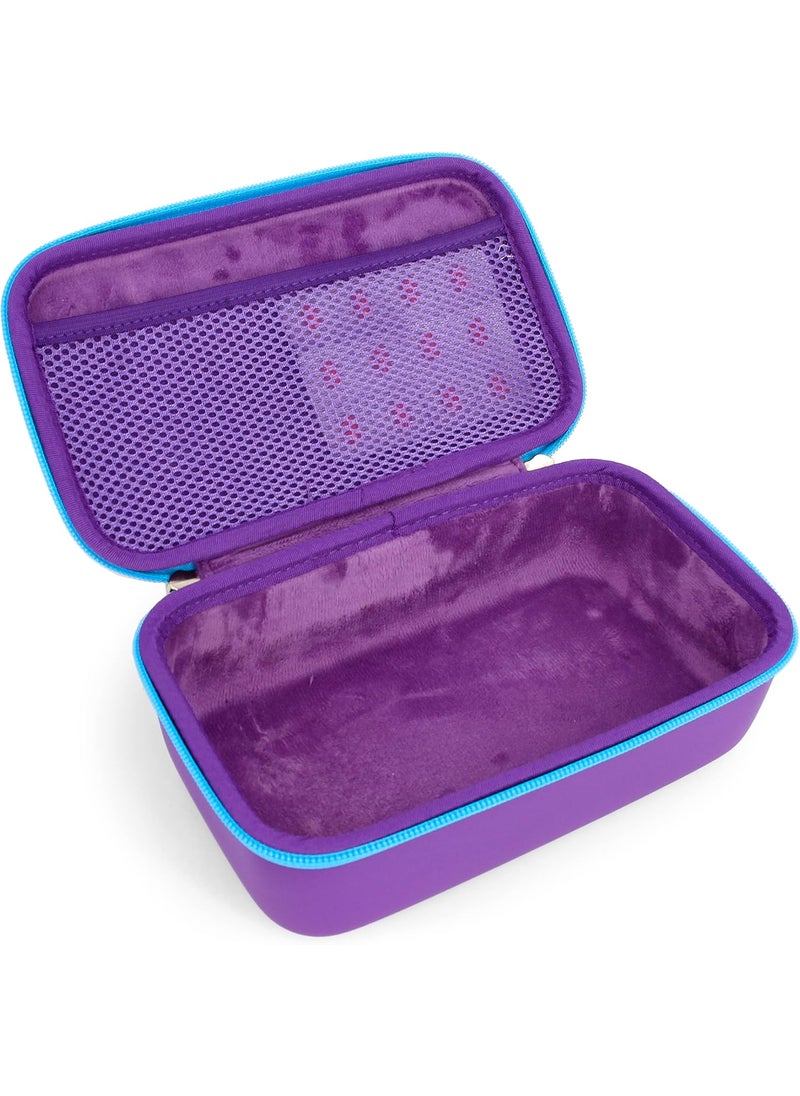 CASEMATIX Asthma Inhaler Case For Travel Fits Asthma Inhaler Spacer With Mask Attached, Inhaler Holder and Additional Accessories Used With Spacer For Inhaler, Includes Purple Asthma Case Only