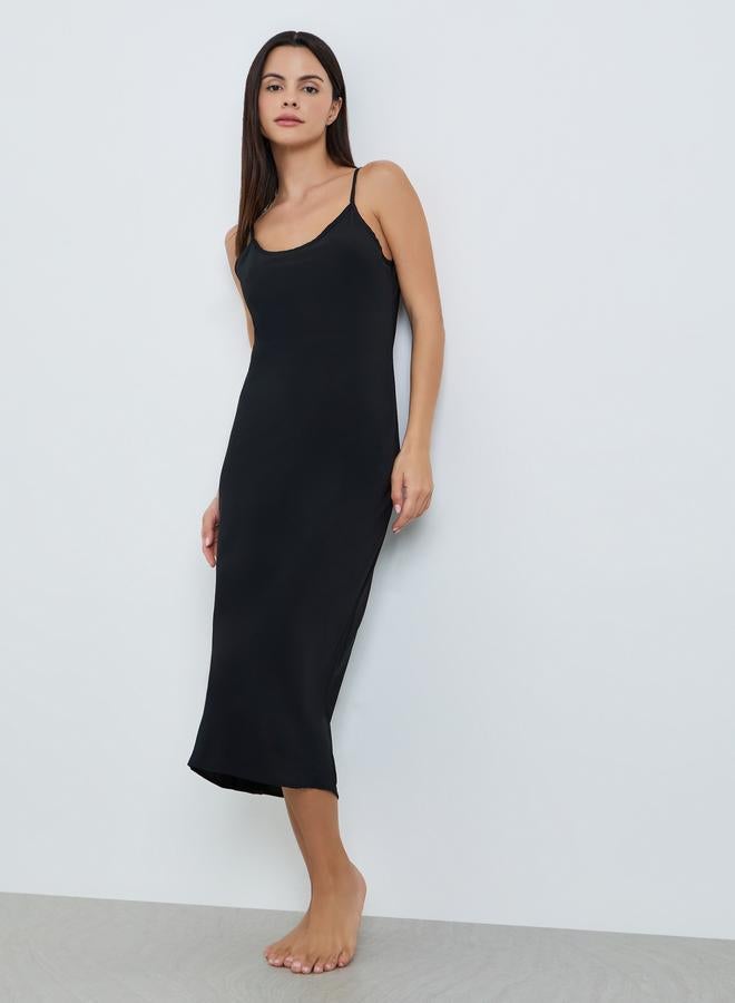 Styli Pack of 2 - Solid Strappy Slip Dress - Image 2