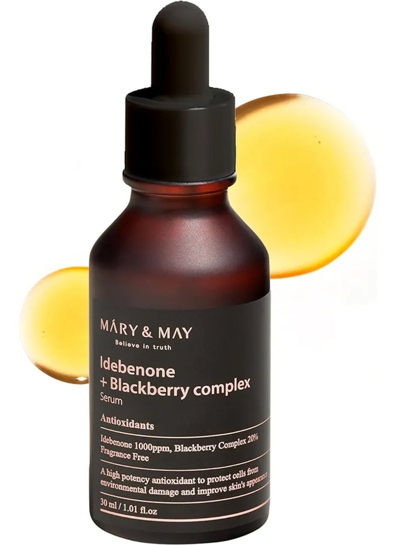MARY & MAY Serum Idebenone+Blackberry Complex By Mary & May - 30ml - Image 1