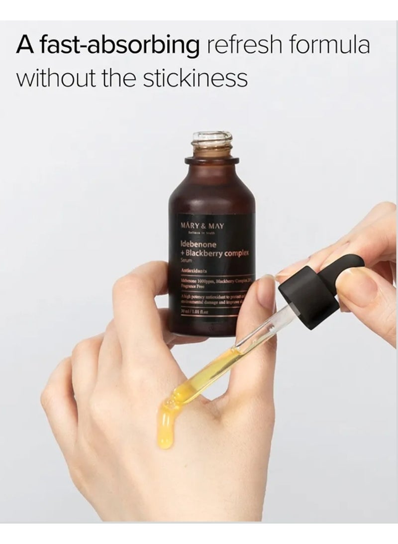 MARY & MAY Serum Idebenone+Blackberry Complex By Mary & May - 30ml - Image 2