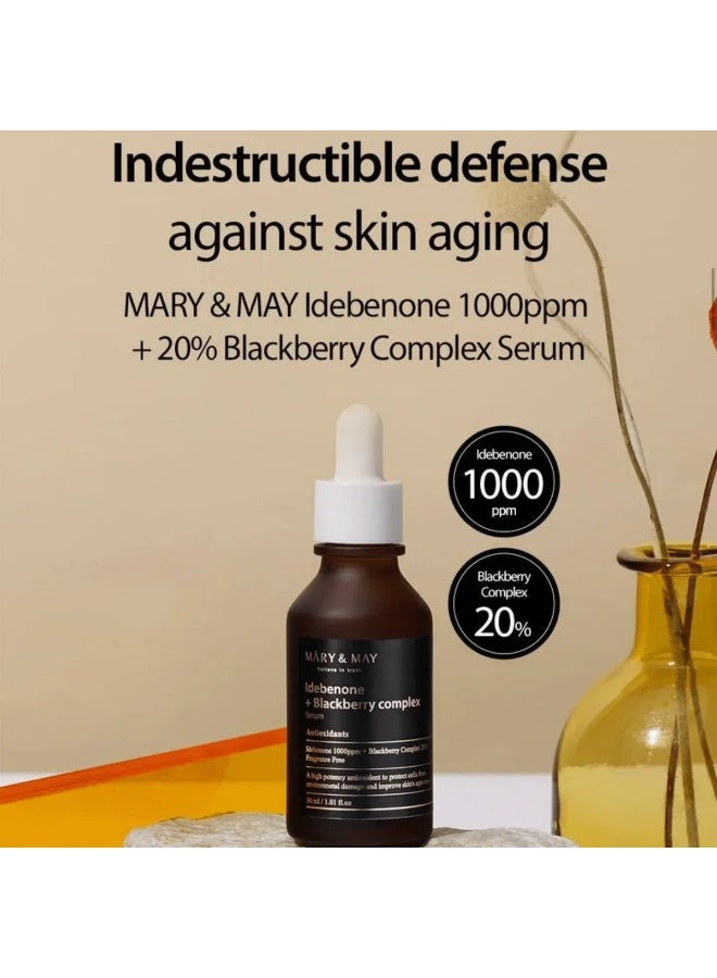 MARY & MAY Serum Idebenone+Blackberry Complex By Mary & May - 30ml - Image 4