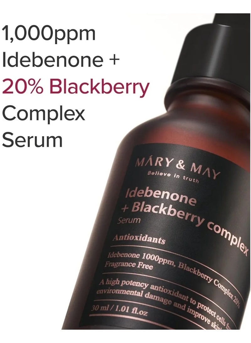 MARY & MAY Serum Idebenone+Blackberry Complex By Mary & May - 30ml - Image 3