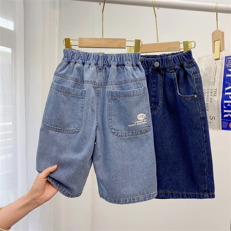 Children'S Wear Children'S Denim Pants Boys' Shorts Summer Thin Zhongda Children'S Pants Summer Fashion Brand - Image 5