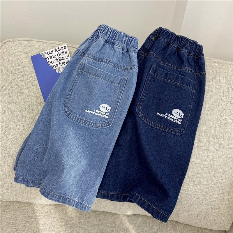 Children'S Wear Children'S Denim Pants Boys' Shorts Summer Thin Zhongda Children'S Pants Summer Fashion Brand - Image 4
