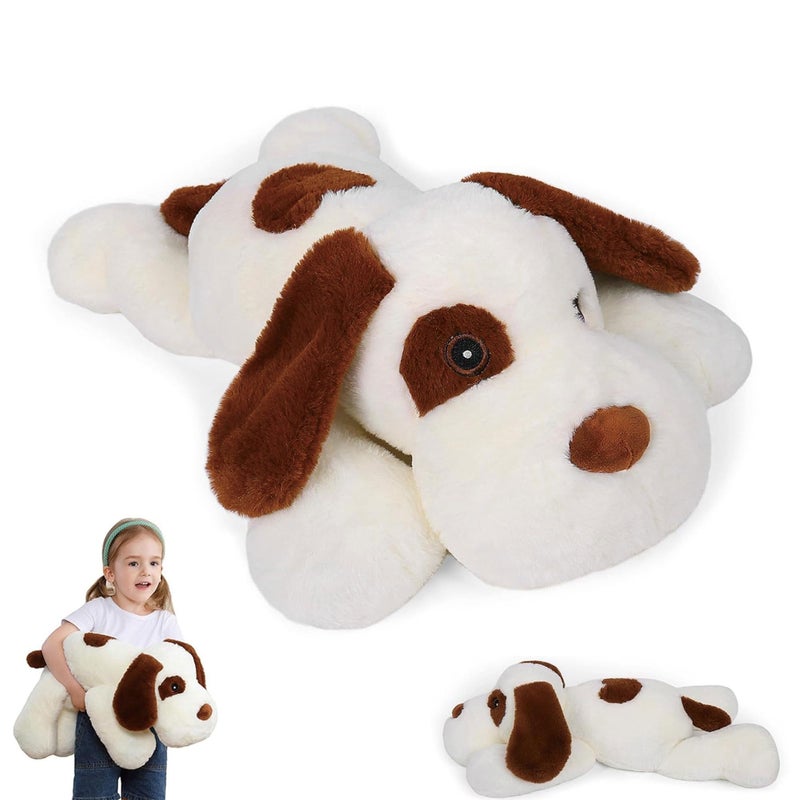 JellyMallow 5lbs 24in Dog Weighted Stuffed Animals Large Weighted Dog Plush Weighted Stuffed Animal Plushies Pillow Gifts for Adults and Kids Boys Girls - Image 2
