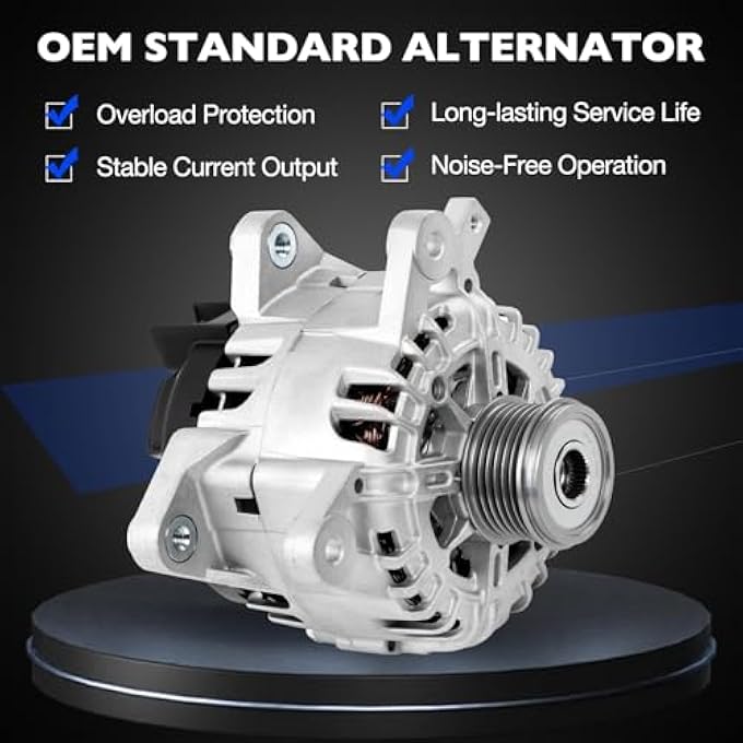 Misakomo Alternator Compatible with Nissan Rogue/Xtrail 2016 2017 2018 2019 L4 2.5L - Image 5