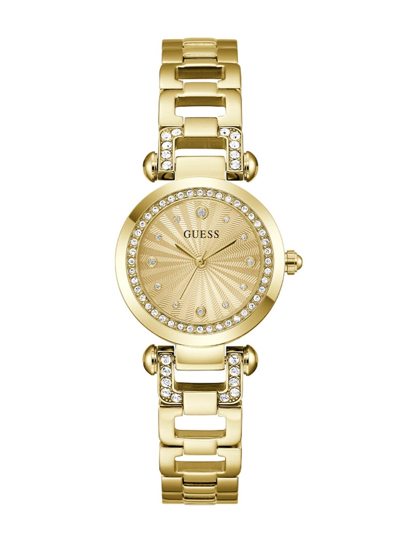 GUESS Ginger Women's Analog Quartz Gold Stainless Steel Watch GW0869L4 - Image 1