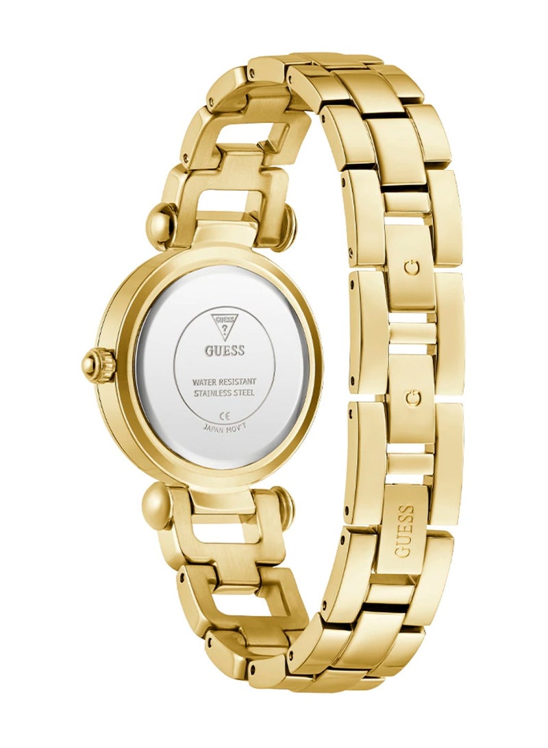 GUESS Ginger Women's Analog Quartz Gold Stainless Steel Watch GW0869L4 - Image 4