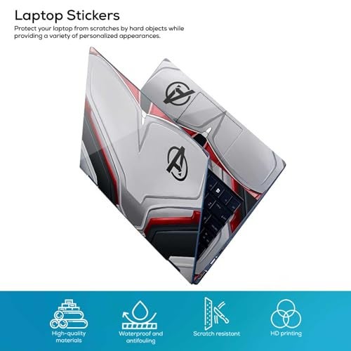 Inkykart DSGN 93 Full Body Laptop Skin Bubble-Free| Laminated| Removable| HD Quality Sticker for Laptops Upto 15.6 Inches Compatible with Hp/Dell/Acer/Lenovo/Asus etc. - Image 2