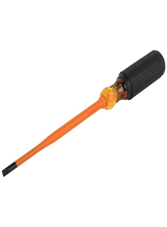 Klein Tools 6926INS Insulated Screwdriver, Made in USA, 1000V Slim Profile Tip, 1/4-Inch Cabinet Screwdriver with 6-Inch Shank, Cushion-Grip Handle - Image 1