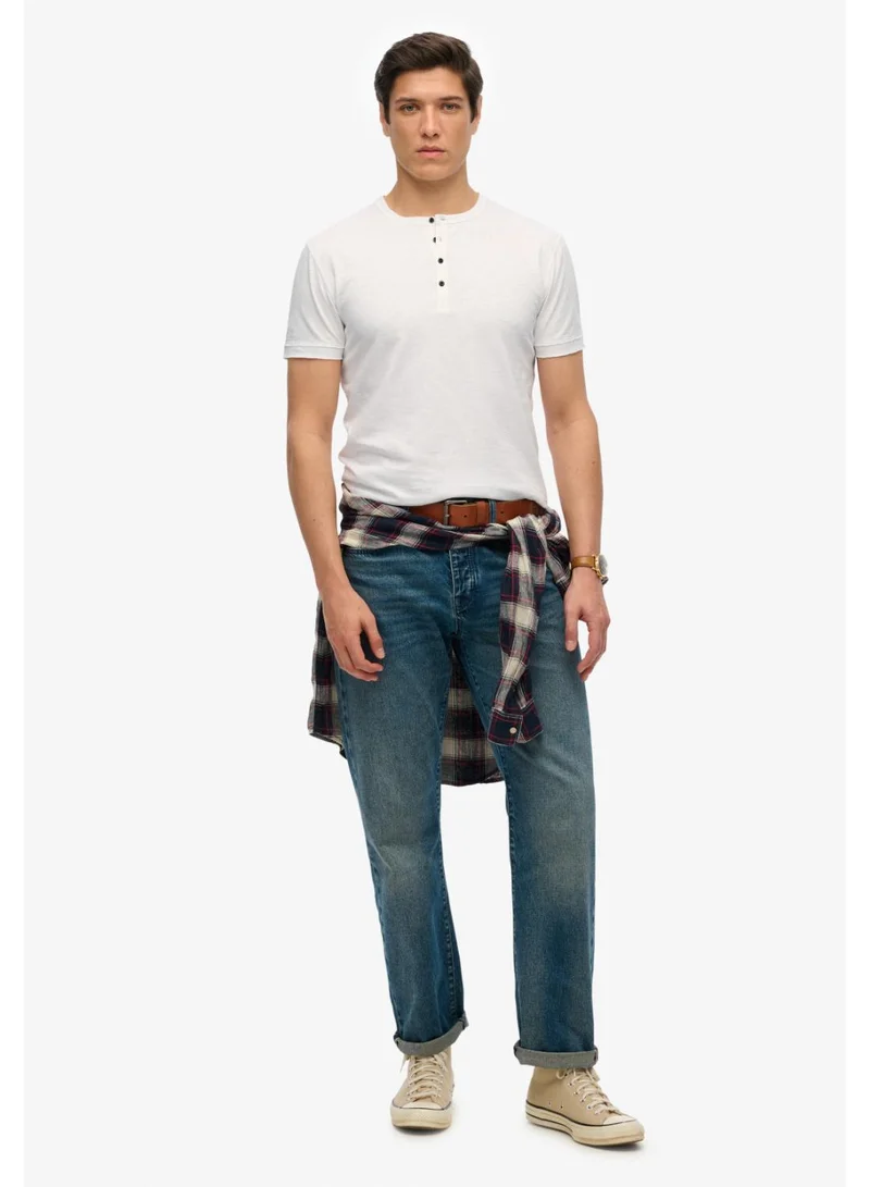 Superdry Slub Ss Jersey Grandad Top