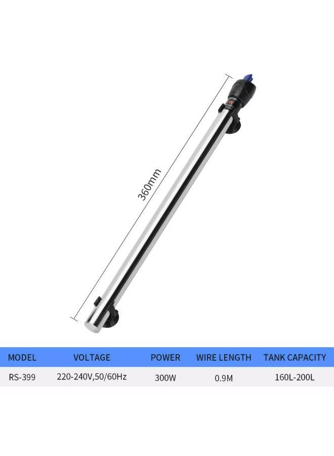 Generic B&K 300W RS-399 Series Stainless Steel Aquarium Heating Rod  - Image 2
