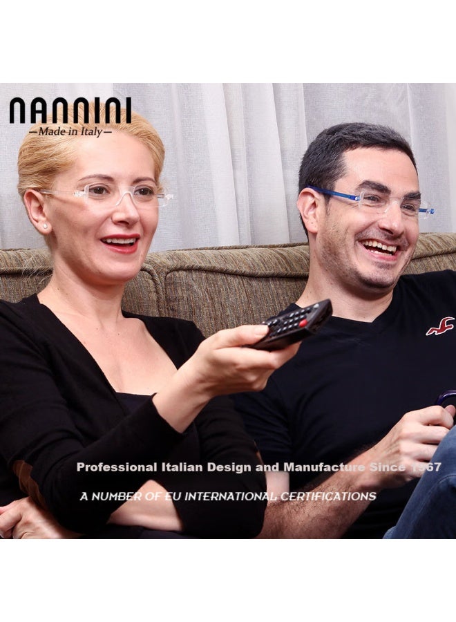 Nannini Italian Uni Folding High Definition Portable Imported Fashion Reading Gl - Image 2