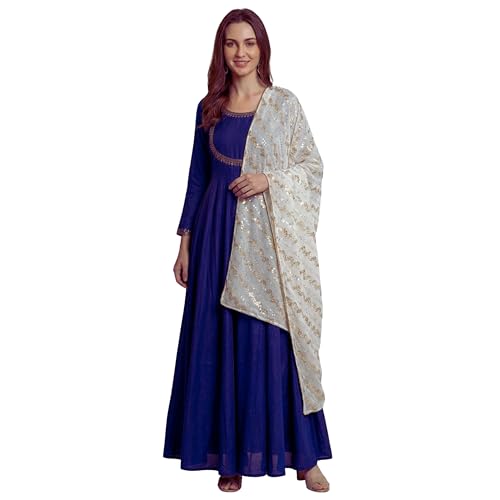 Stylish 2.25 Metre Women's Dupatta | Designer shawl | Scarf for Girls & womens | Chunni | Chiffon (White, 2.25 Metre) - Image 4