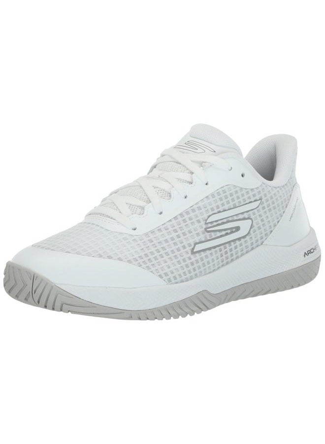 SKECHERS Women's Go Train Arch Fit Viper Court Pro-Pickleball Sneaker, White, 35.5 EU - Image 1