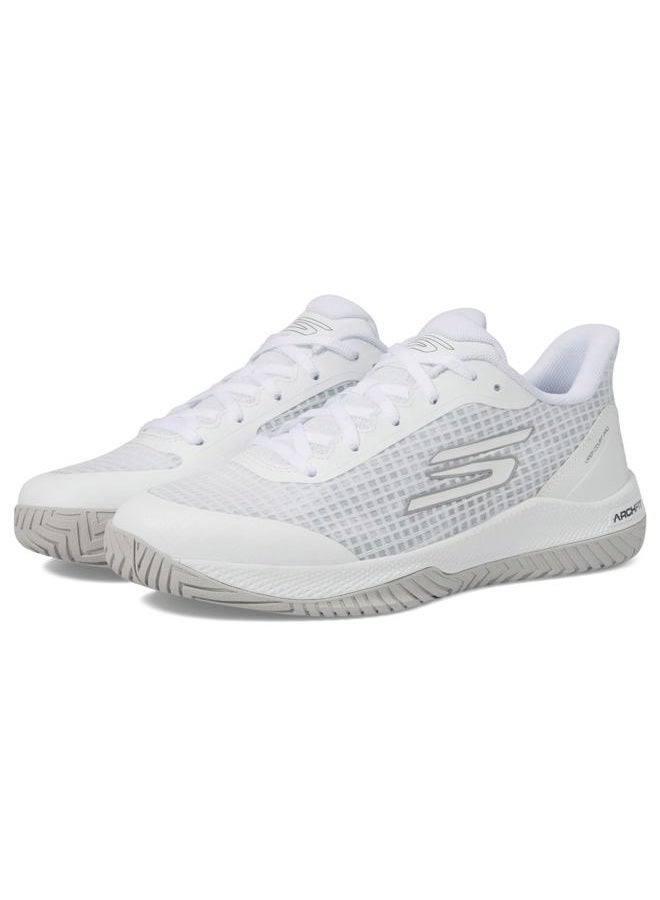 SKECHERS Women's Go Train Arch Fit Viper Court Pro-Pickleball Sneaker, White, 35.5 EU - Image 2