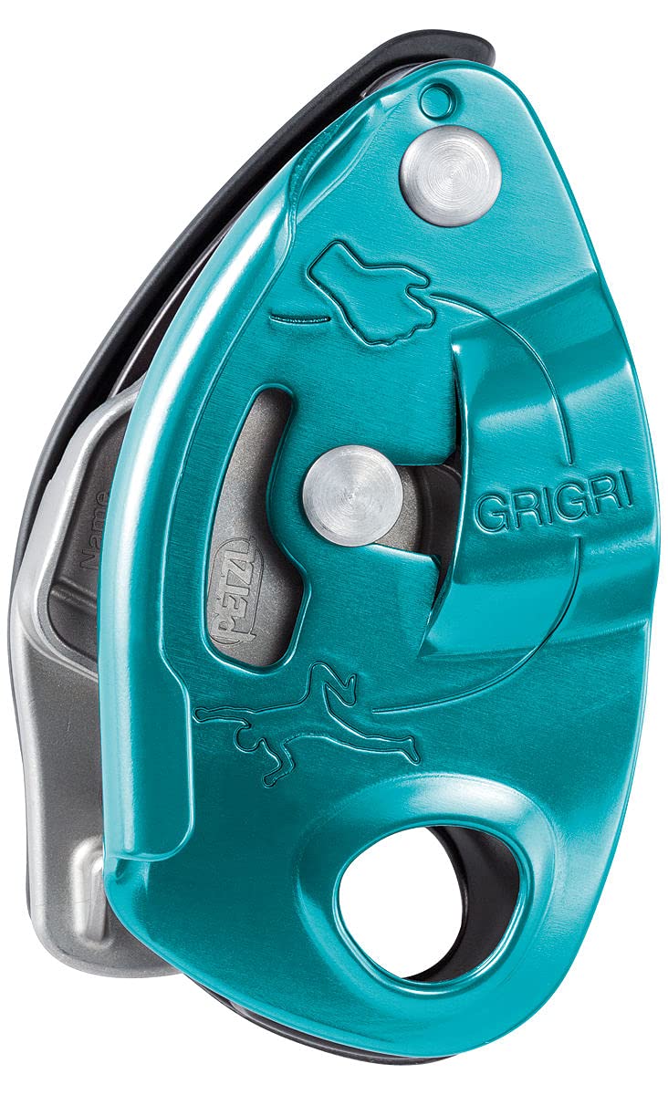Petzl GRIGRI Belay Device - Belay Device With Cam-Assisted Blocking for Sport, Trad, and Top-Rope Climbing - Blue - Image 1