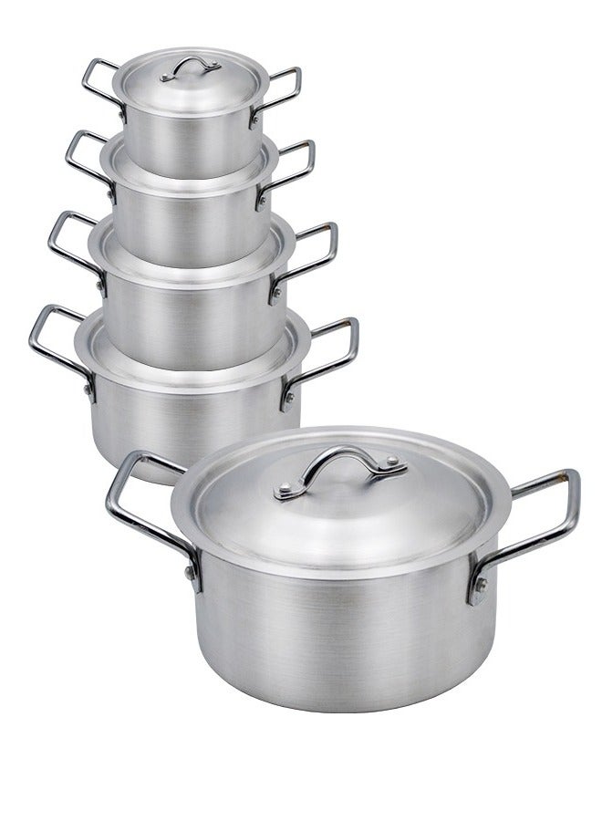 Shine Pakistani pots set of 5 pieces, made in Pakistan