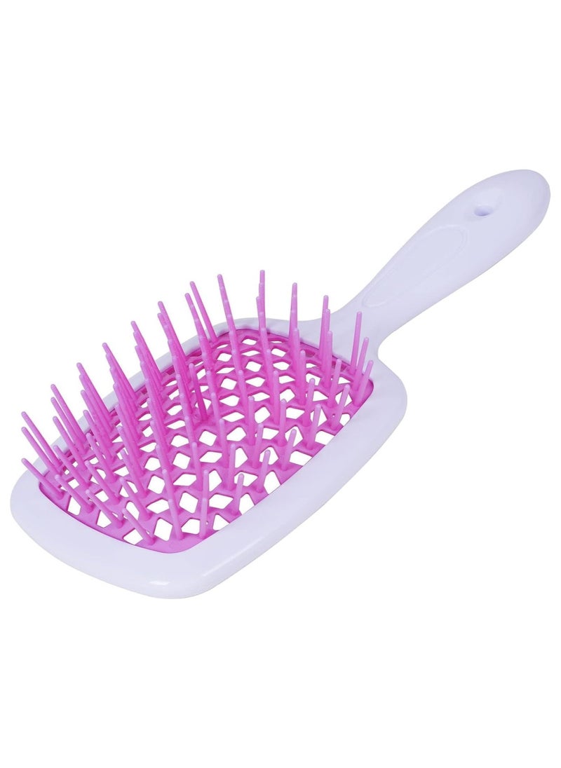 INFLUX Hollow Vent Paddle Brush -Anti-Static Detangling Brush for Curly & Wet Hair, Perfect Blow-Dry Styling Tool Curly Hair Brush, Scalp Massager, Detangling Tool for Men & Women  - Image 2