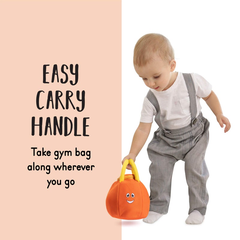 Plush Creations Talking Sports Plush Bag with 4 Talking Soft Plush Balls. Sport Set Includes Plush Sports Bag Plush Basketball Plush Baseball Plush Soccer Ball and Plush Football - Image 4