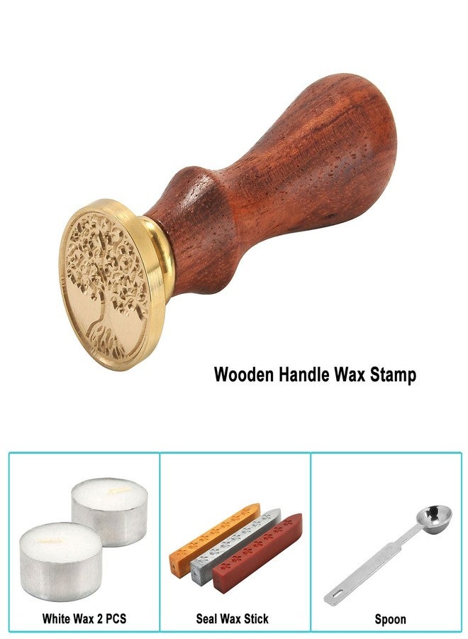 Yoption Tree of Life Wax Seal Stamp Set, Yoption Classic Vintage Seal Wax Stamp Set, Retro Seal Stamps Maker Gift Box Set (Tree of Life) - Image 3