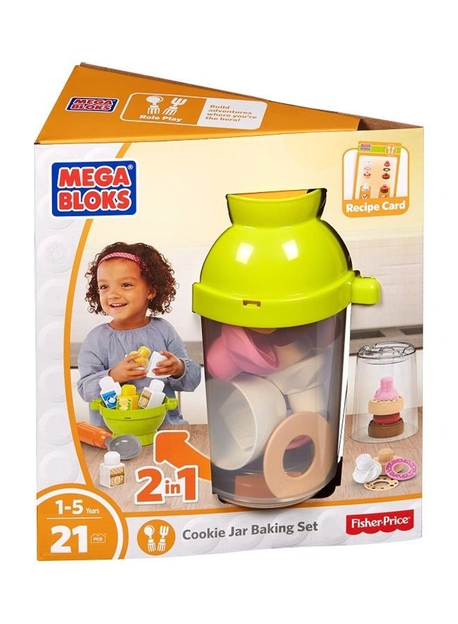 Mega Bloks طقم خبز برطمان الكعك 21 قطعة - Image 1