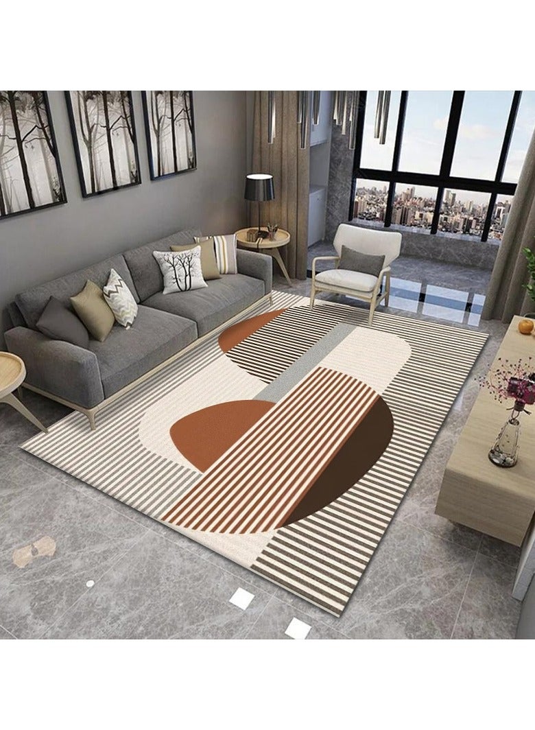 Squality Soft And Comfortable Orange Series Modern Minimalist Carpet