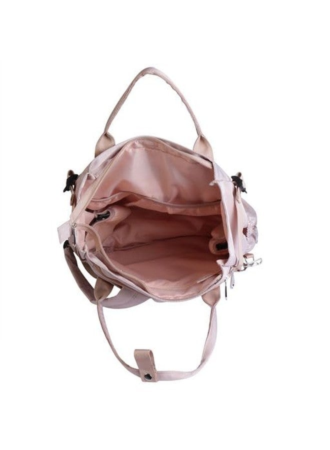 HAMSTER London Classic Multi-Functional Handbag Or Backpack Changing Bag | Multi-Compartment Waterproof Travel-Friendly Comfy Baby Diaper Backpack Bag (Beige) - Image 5