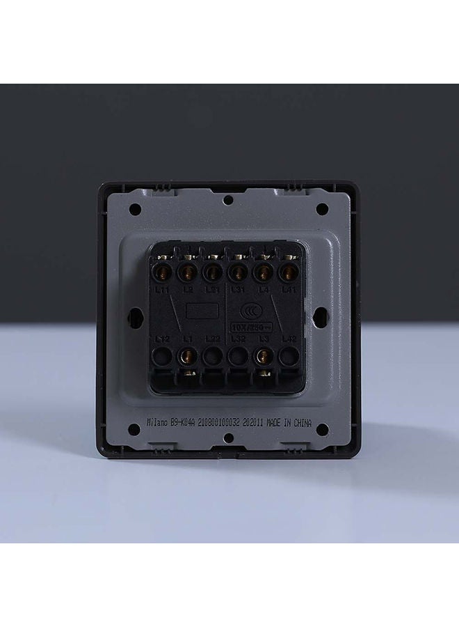 DANUBE HOME Danube Home - Milano 10A 4 Gang 1 Way Switch Sl - Image 4