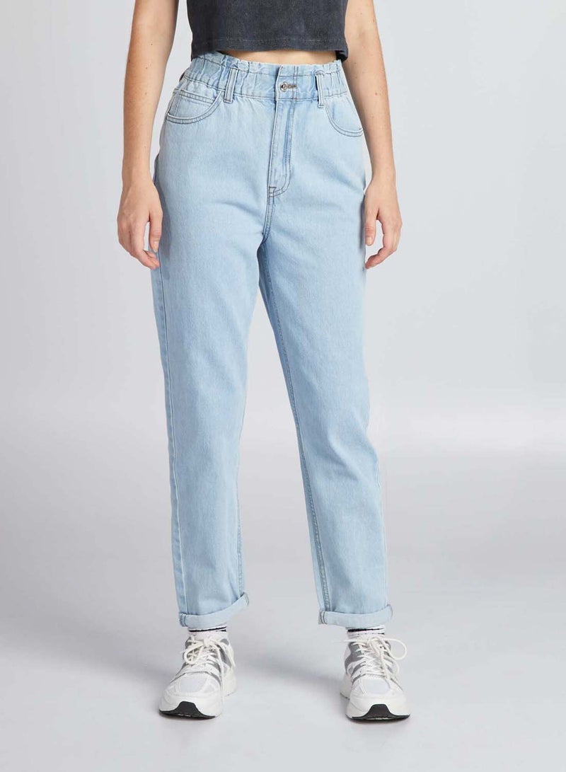 Kiabi paperbag-jeans-blue-1 - Image 2