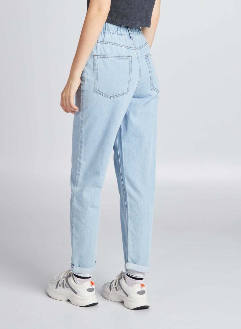 Kiabi paperbag-jeans-blue-1 - Image 3