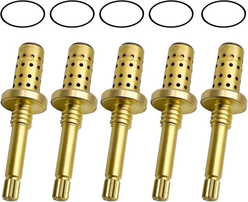 Ebrmeiwo 5Pcs TA-10 Flow Control Spindle Assembly, Replace Cartridge Spindle, Brass - Image 1