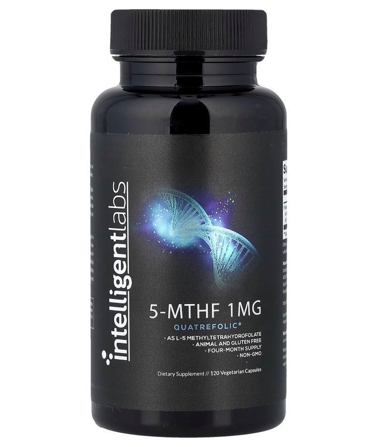 Intelligent Labs 5-MTHF 1 mg 120 Vegetable Capsules