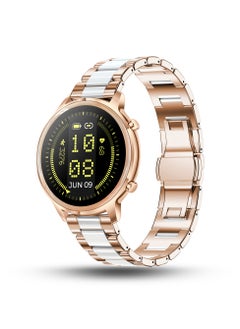 Pebble Celia 1.32" IPS Display Smartwatch with BT Calling, Female Health monitor, Compatible with Android & iOS, 24/7 health suite, Alarm, Multi sports modes & Watch Faces, AI Voice Assistance - Metal Gold  - Image 1