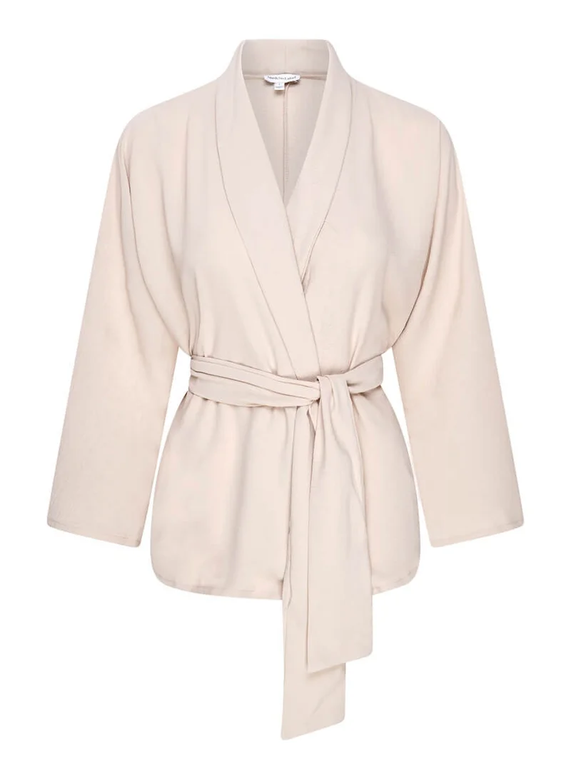 نيدز نو ليبل Cream Soft Belted Jacket