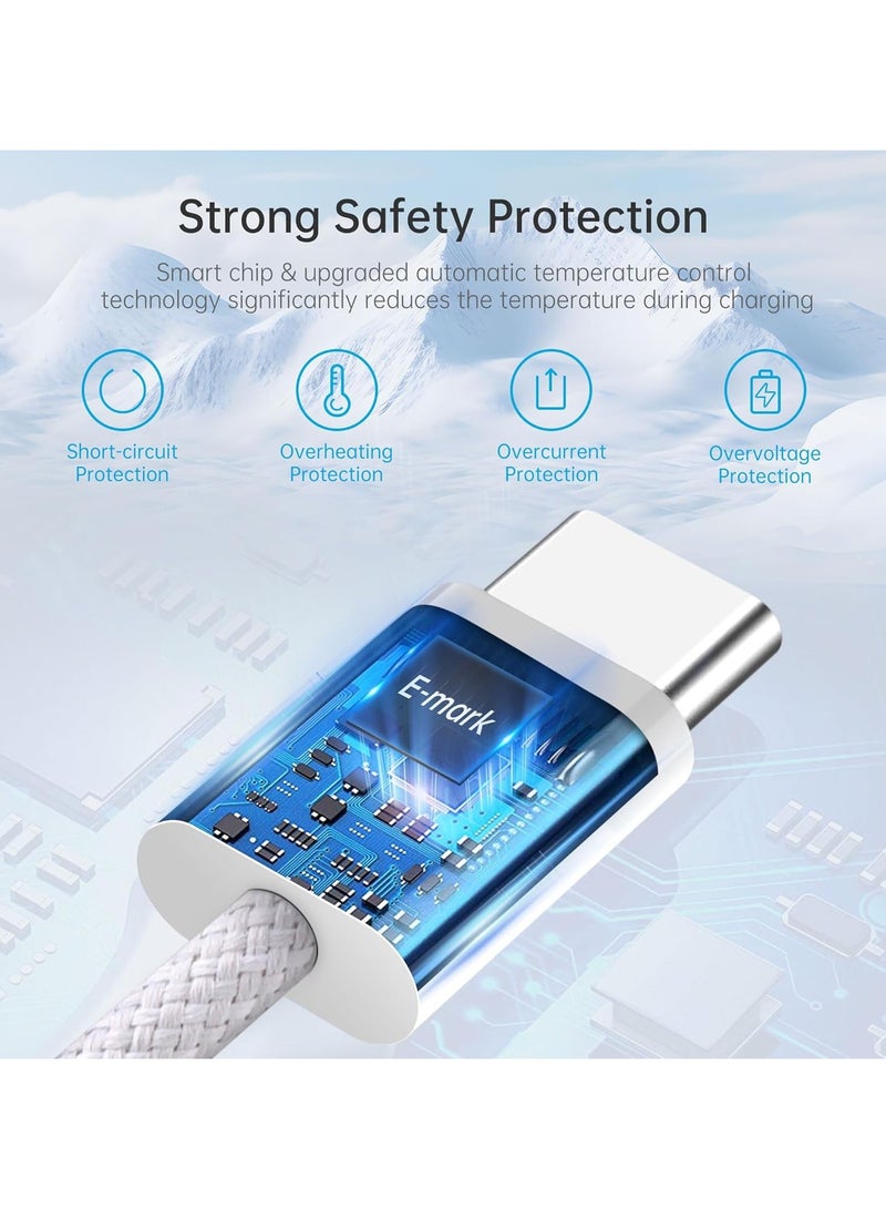 Concretization 20W Charger for iPhone Charger With Type C Cable for iPhone 16/16 Pro/16 Pro Max/16 Plus/15 Series, Samsung Galaxy and Android Phone  White - Image 4