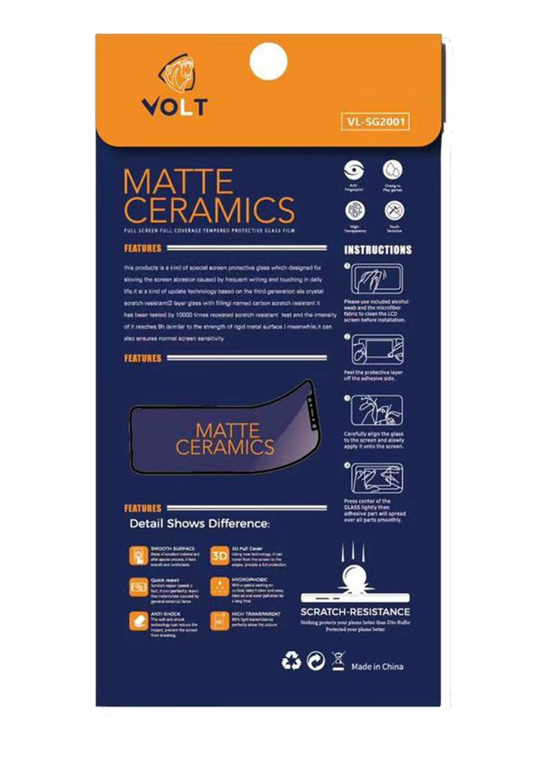 VOLT Full Coverage Tempered Glass Film Protector for Iphone 15 - Image 2