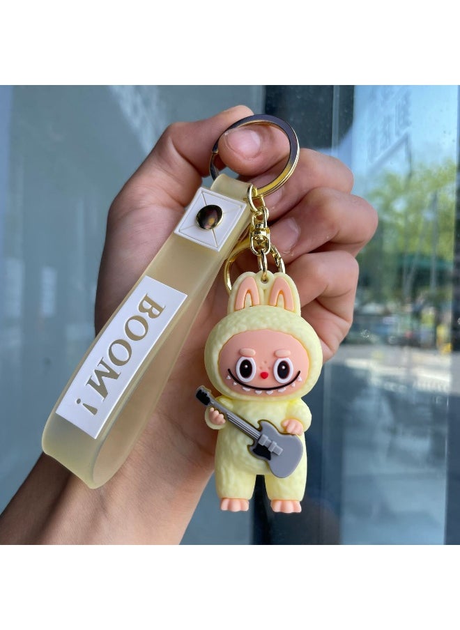 NIBEMINENT LABUBU Keychains, Cute Figurines, Student Schoolbag Pendants And Gifts 