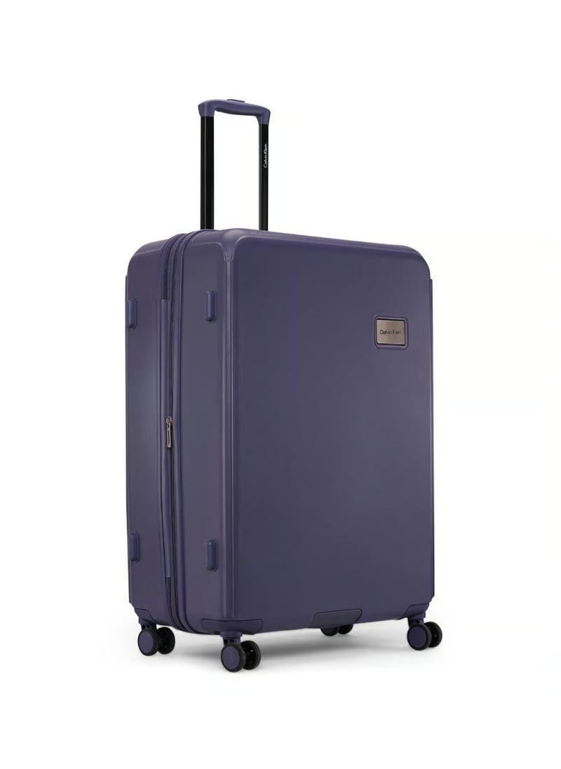 CALVIN KLEIN Bleeker Street Hardside Luggage on Wheels for Unisex | Ultra Lightweight ABS on with Spinner Wheels 4 Color Ngt Shadow Blue  - Image 3