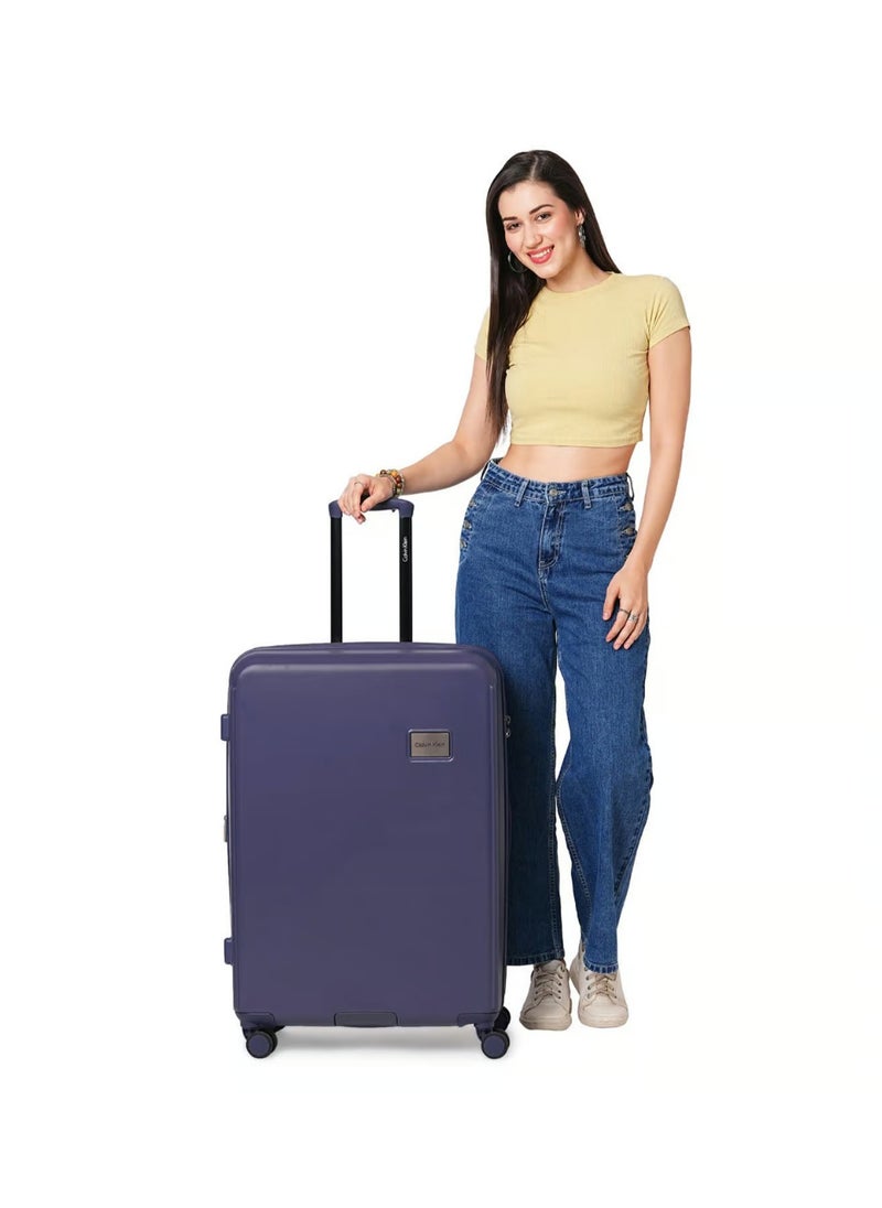 CALVIN KLEIN - Bleeker Street Hardside Luggage on Wheels for Unisex | Ultra Lightweight ABS on with Spinner Wheels 4 Color Ngt Shadow Blue - Image 1
